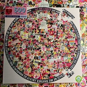 🧩 500 piece eeboo “Women March”. Mint condition and poster included. Complete.